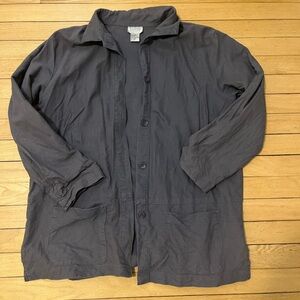 Vintage 90s Linen/cotton blend shacket